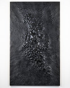 Fratturato Buio Painting Wall Sculpture by Kris Lamba Studio