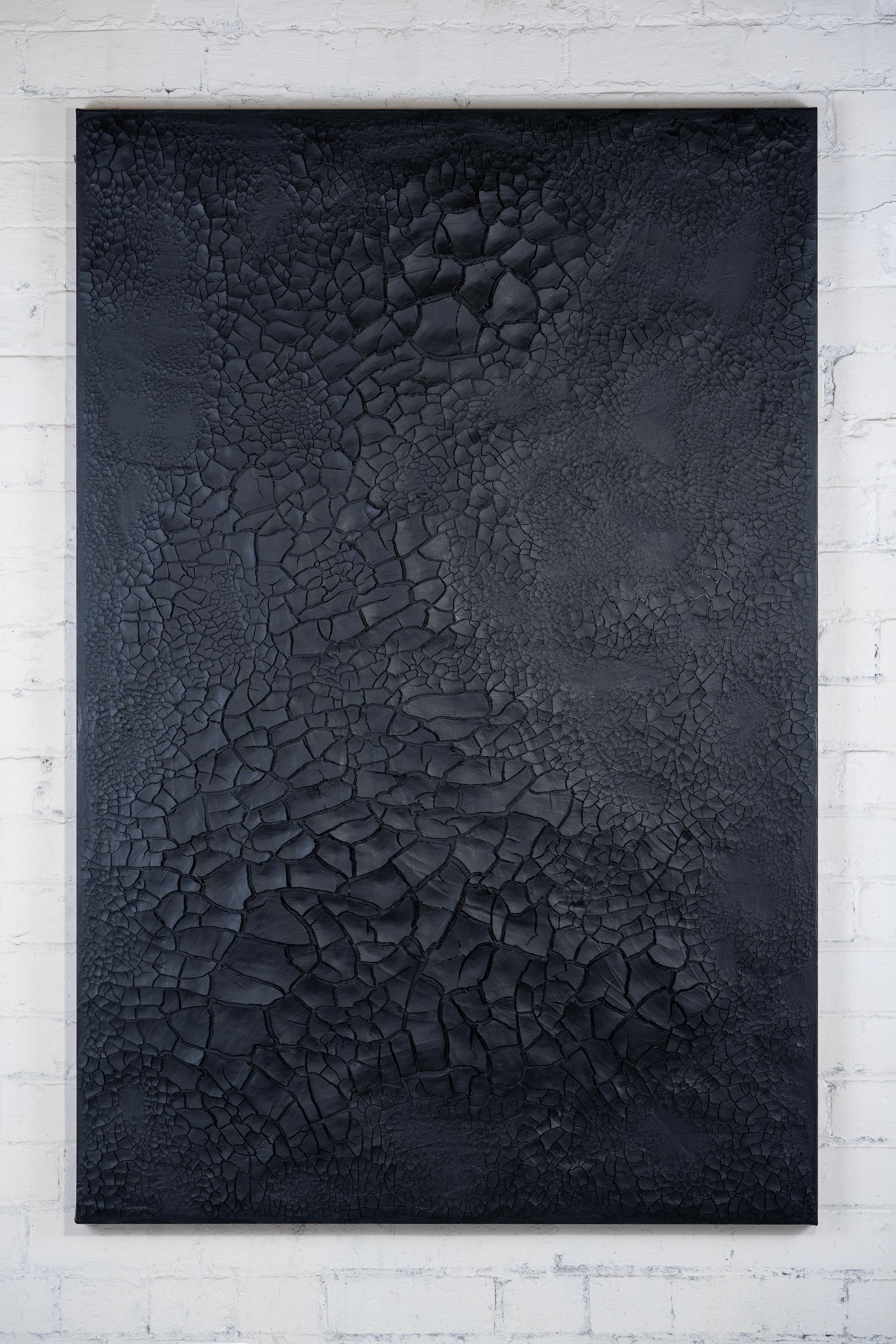 Contemporary Fratturato Buio Painting Wall Sculpture by Kris Lamba Studio For Sale