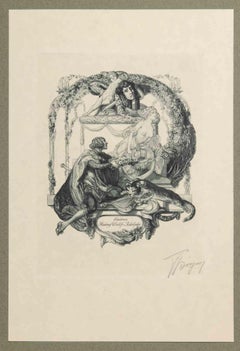 Bayros-Mappe III - Héliogravure by Fraz von Bayros - 1913