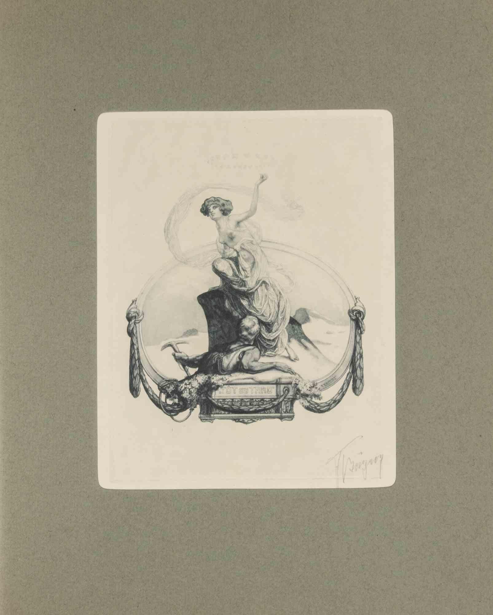 Bayros-Mappe III - Héliogravure by Fraz von Bayros - 1913 For Sale 1