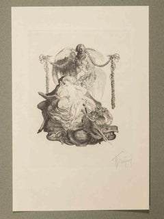 Antique Bayros-Mappe III - Héliogravure by Fraz von Bayros - 1913