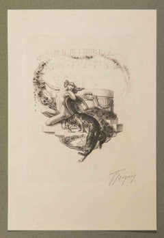 Antique Bayros-Mappe III - Héliogravure by Fraz von Bayros - 1913