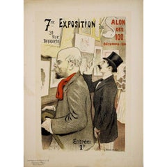 1894 Les Maîtres de l'Affiche cartel litográfico de Cazals - Salón de los 100