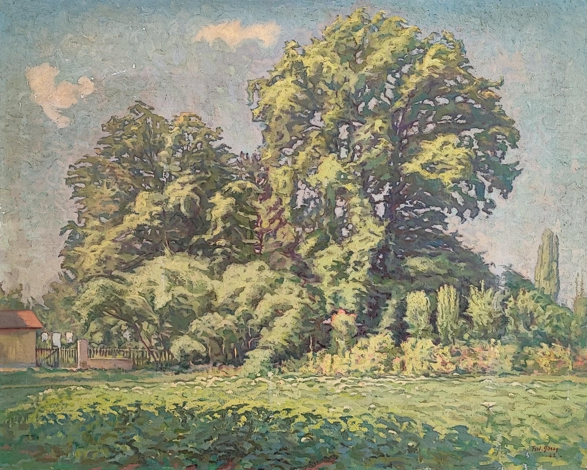 Frédéric Goerg Landscape Painting - Landscape