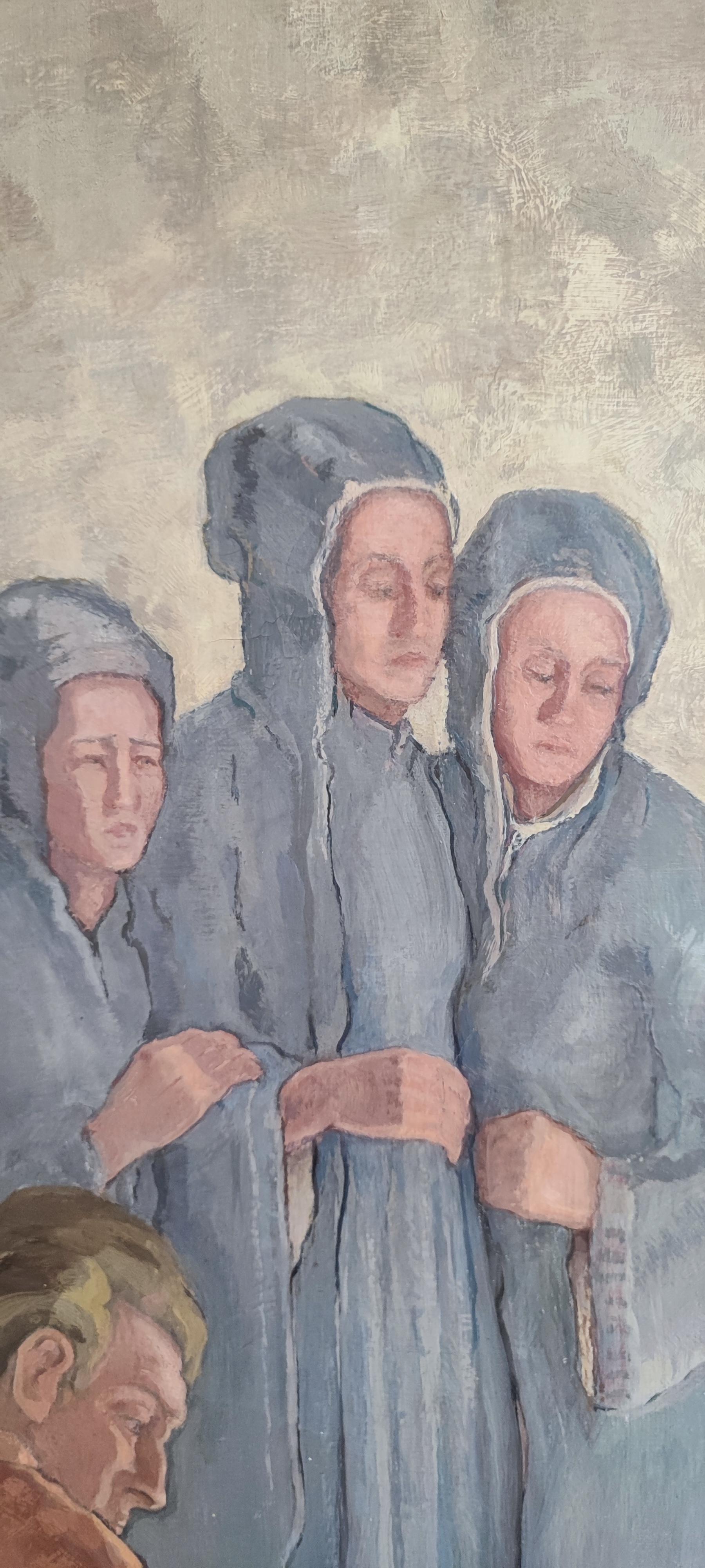 Arbeiten auf Leinwand