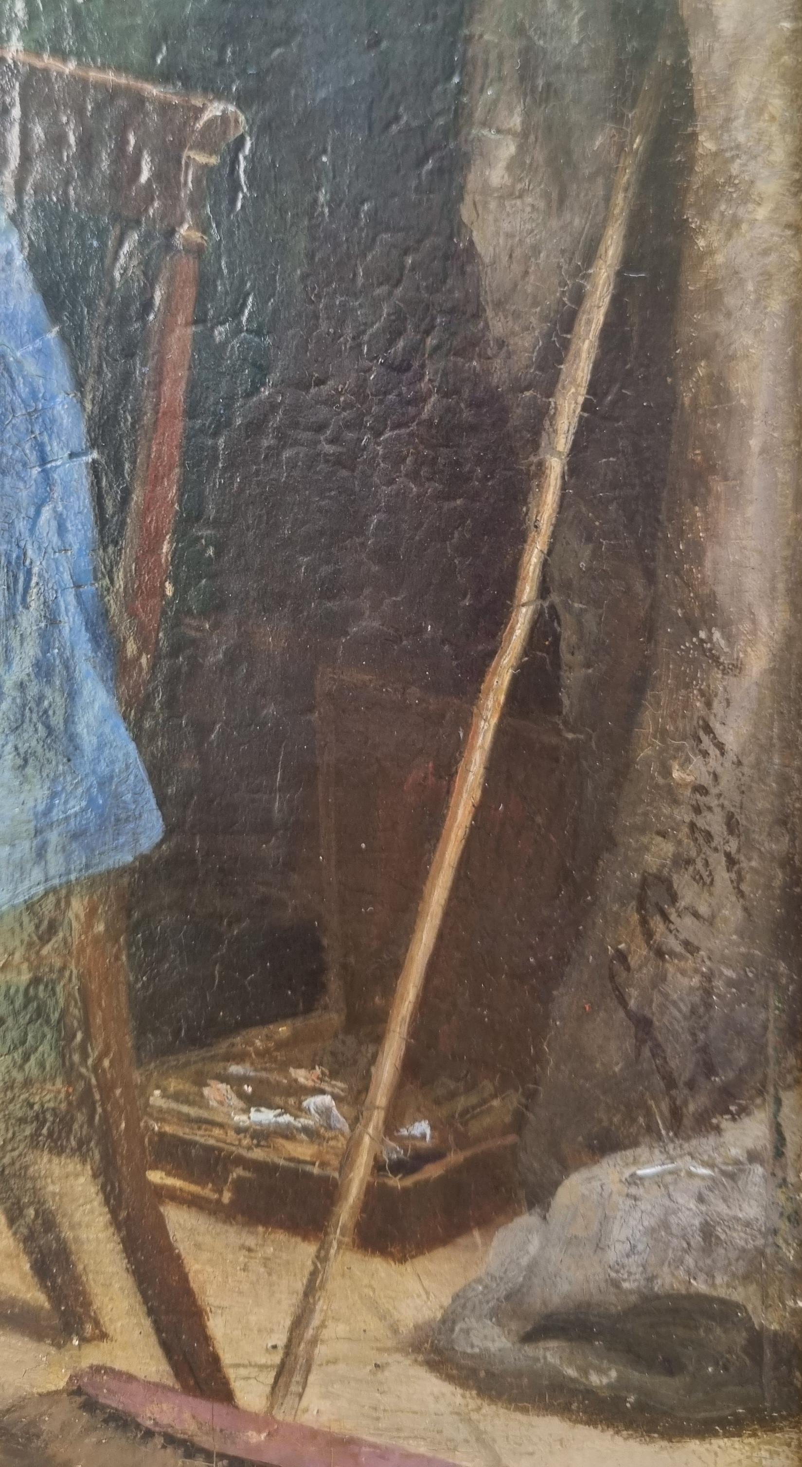RINGEL peinture belge École réaliste Atelier peintre 19e en vente 2