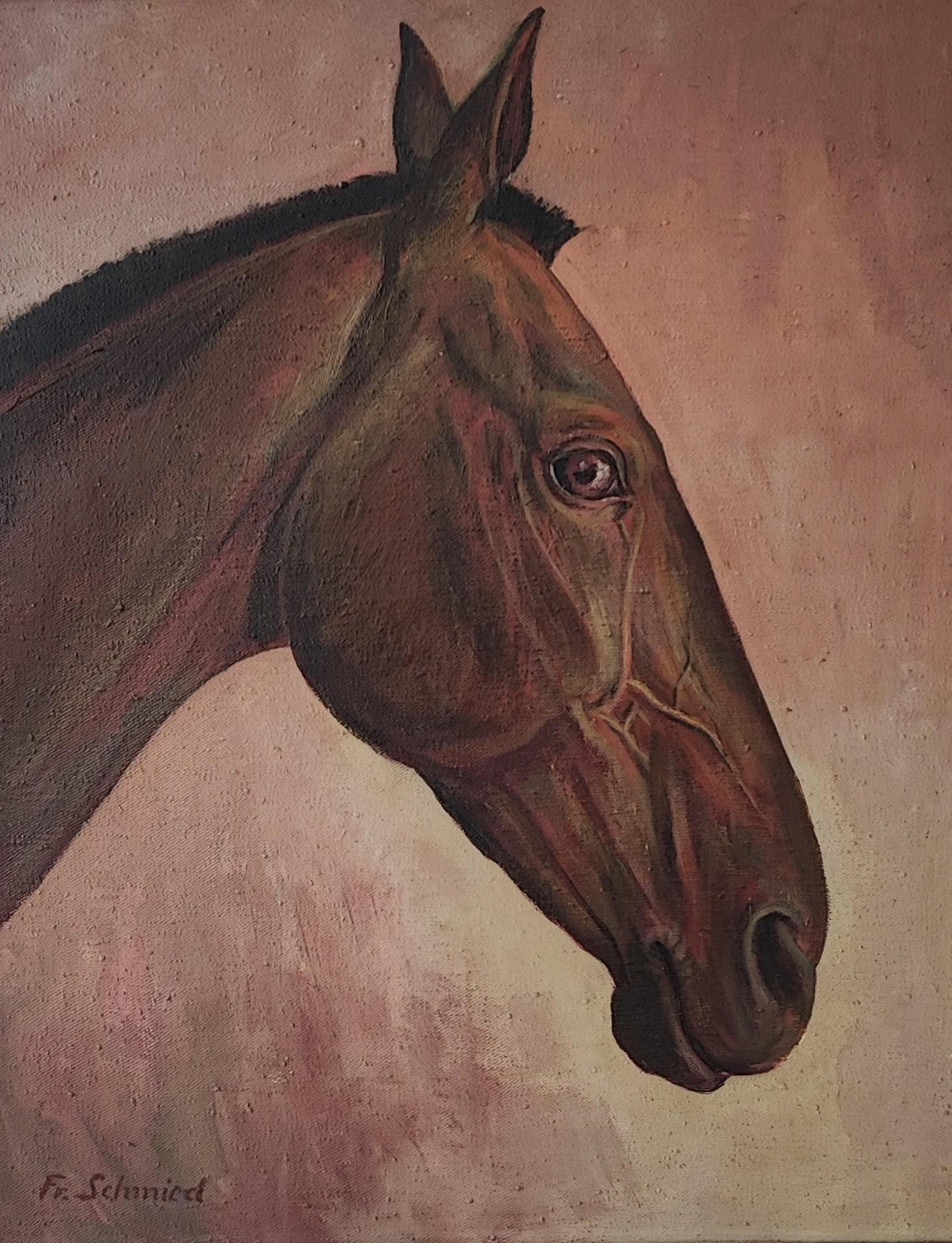 Animal Painting di Frédéric Schmied - Cavallo Nita