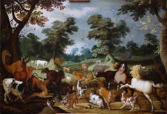 "Earthly Paradise" Frédérick Bouttats (Antwerp, 1590-1661)- Studio of