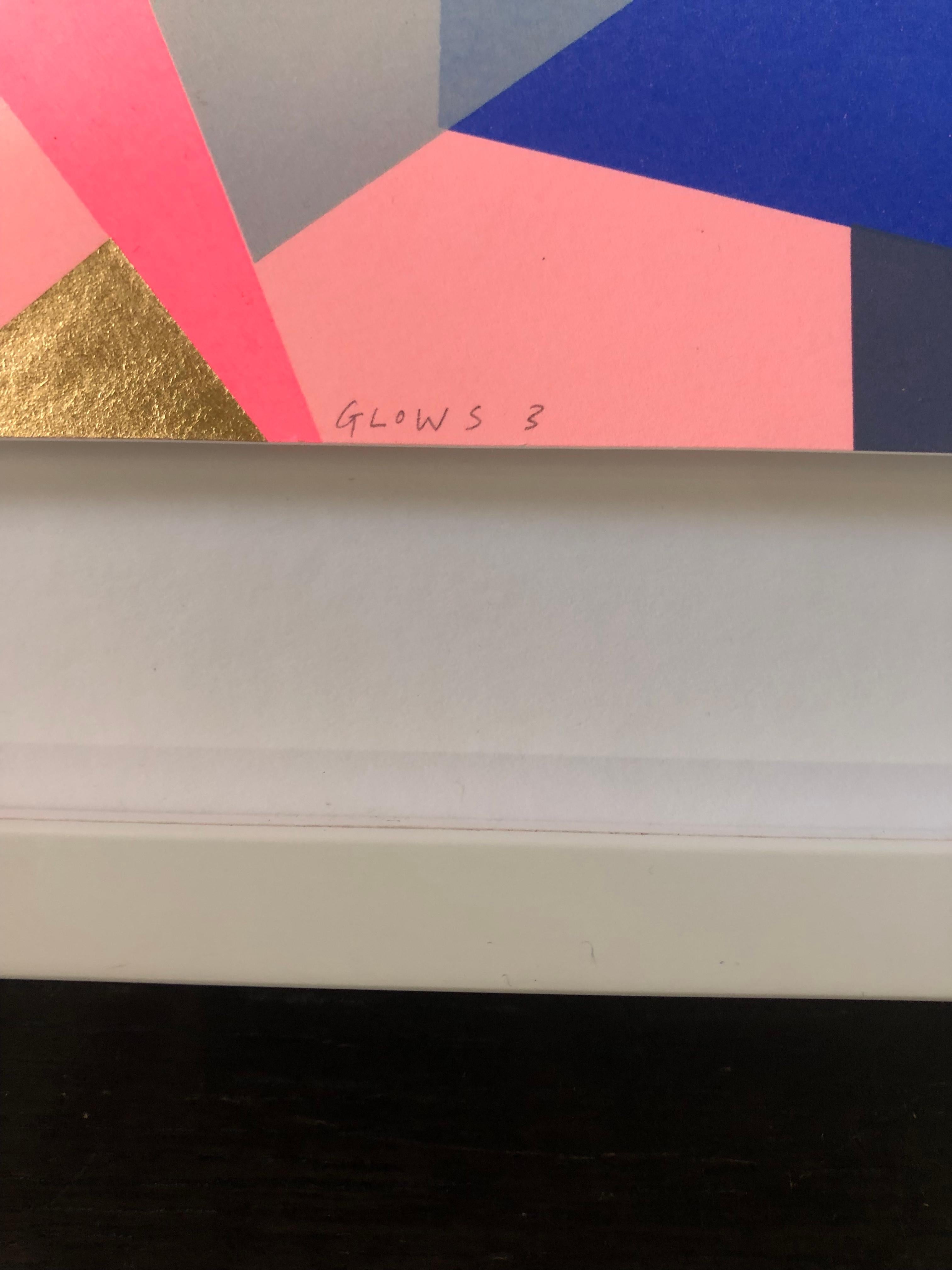 Brillamenti 3 - Painting Astrattismo geometrico di Frea Buckler