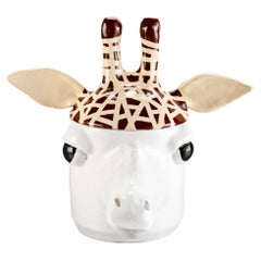 Freaklab Giraffe Conteiner Large Made Entirely by Hand in Ceramic