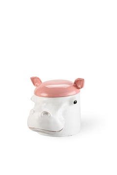 Freaklab Hippo Conteiner Small Made Entirely by Hand in Ceramic