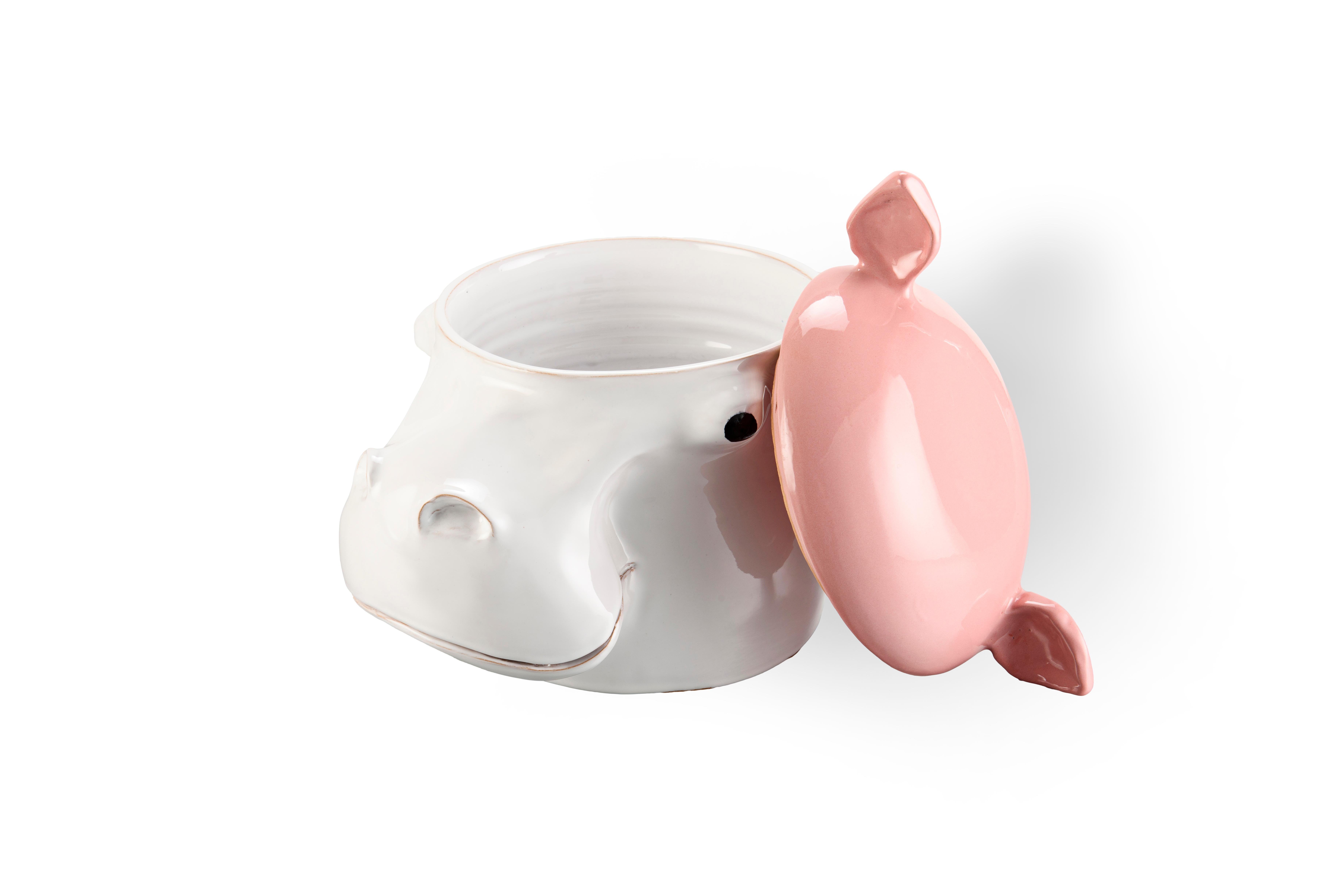 italien Petite commode Hippo de Freaklab fabrique entirement  la main en cramique en vente