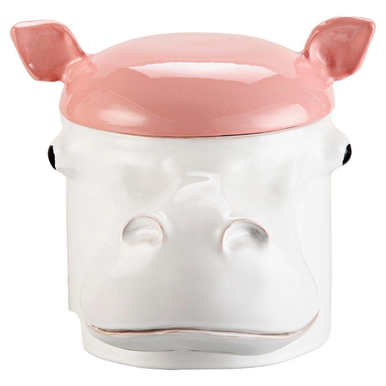 Petite commode Hippo de Freaklab fabrique entirement  la main en cramique en vente