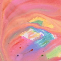 'Musical Abstract, Peach and Aqua', California Expressionist, San Francisco