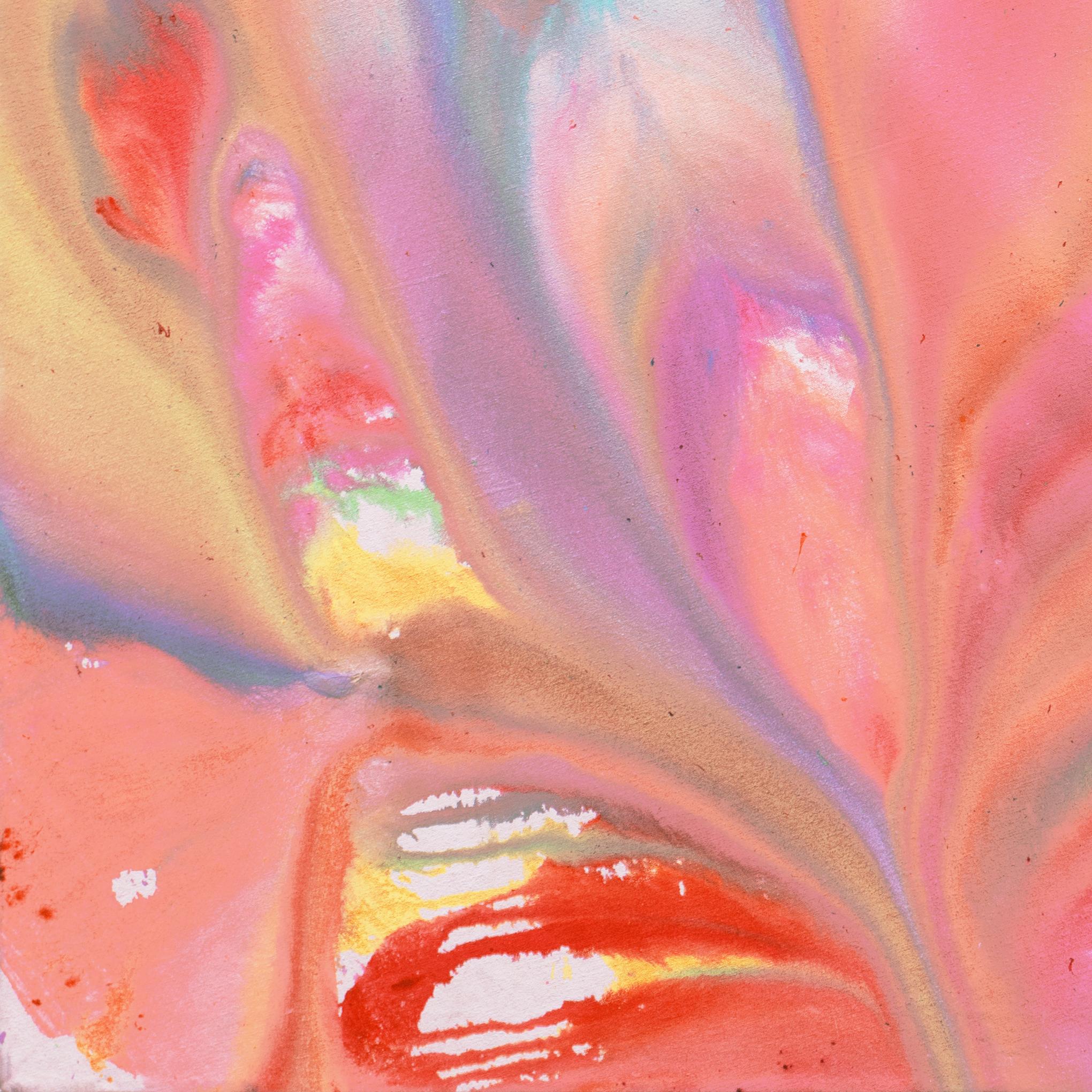 'Musical Abstract, Peach and Aqua', California Expressionist, San Francisco For Sale 1