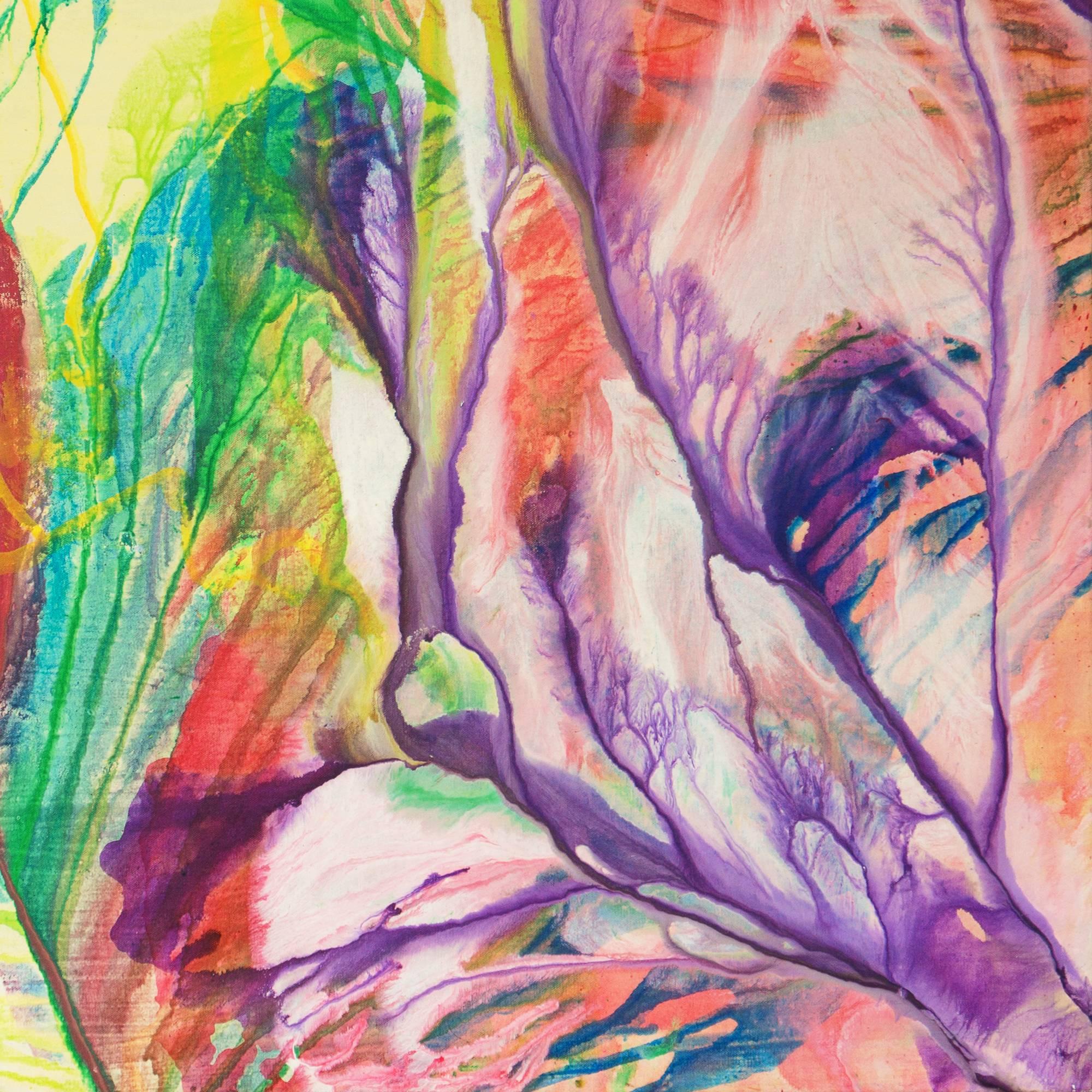 'Ocean Flowers', San Francisco Symphony, Large Vibrant California Abstract For Sale 1