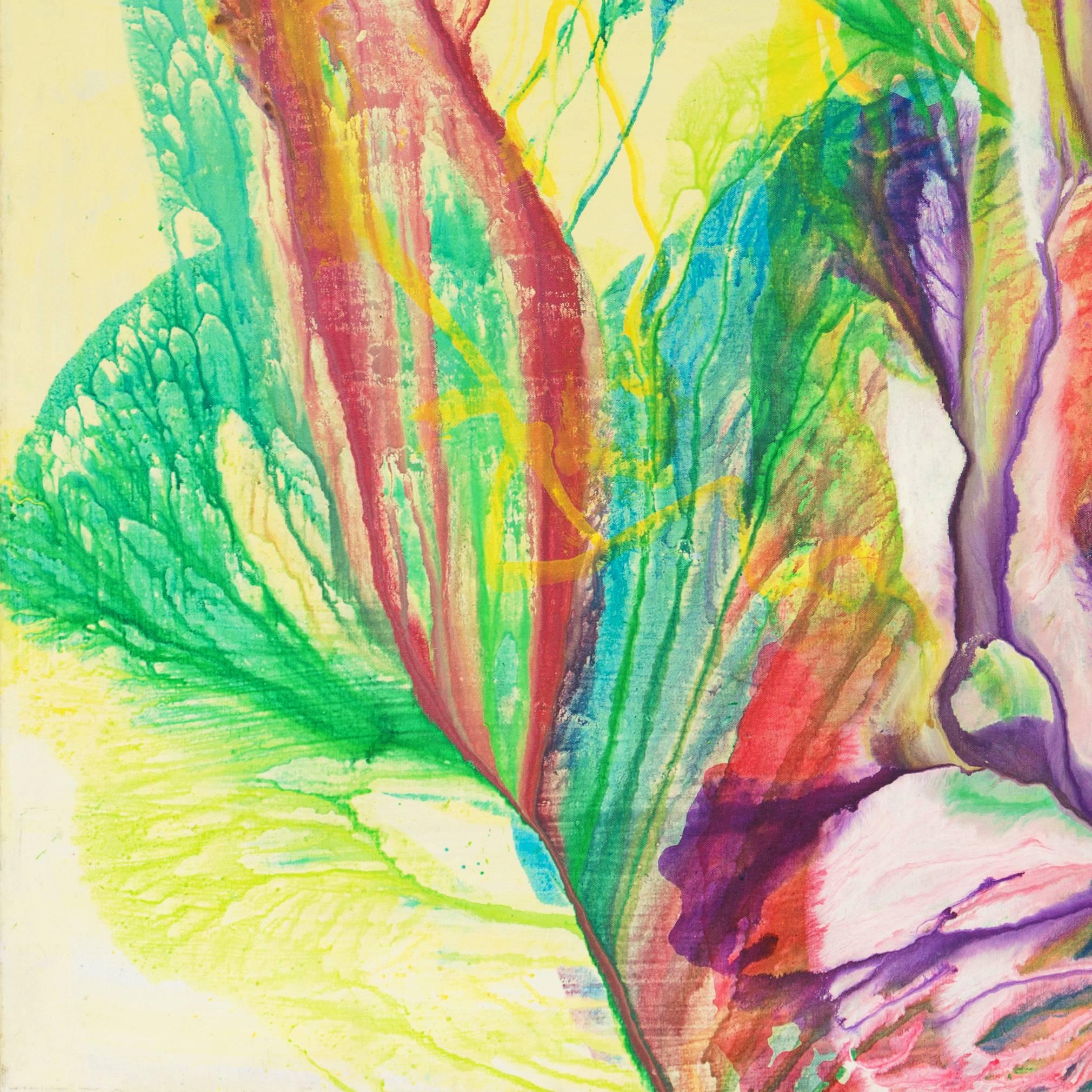 'Ocean Flowers', San Francisco Symphony, Large Vibrant California Abstract For Sale 2