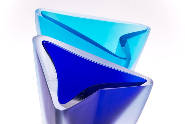 Freccia Small Yellow Vase by Purho For Sale at 1stDibs