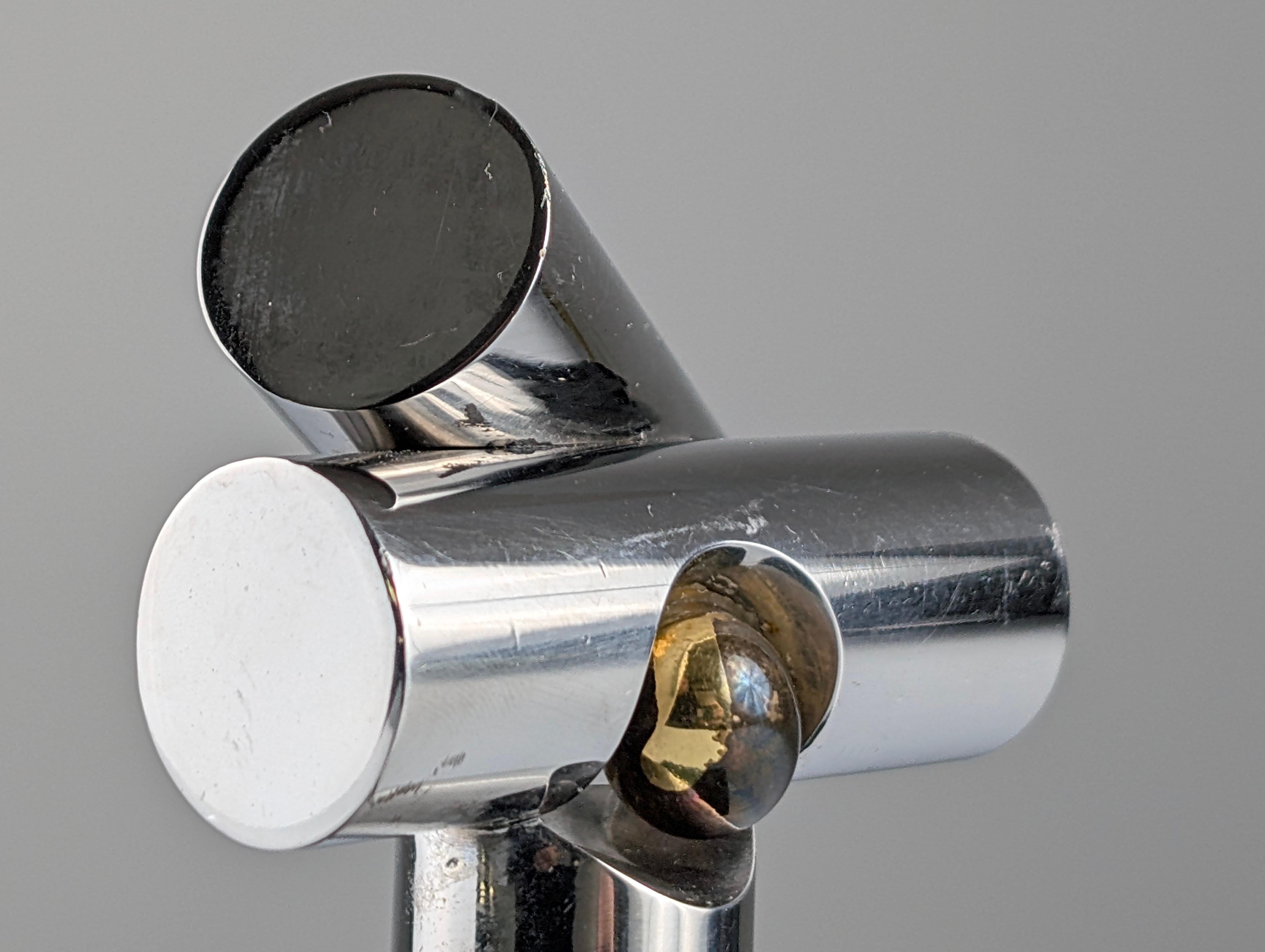 Scultura astratta in bronzo e alluminio di Frechilla, firmata, numerata 123/500, anni '70 In condizioni buone in vendita a Benalmadena, ES