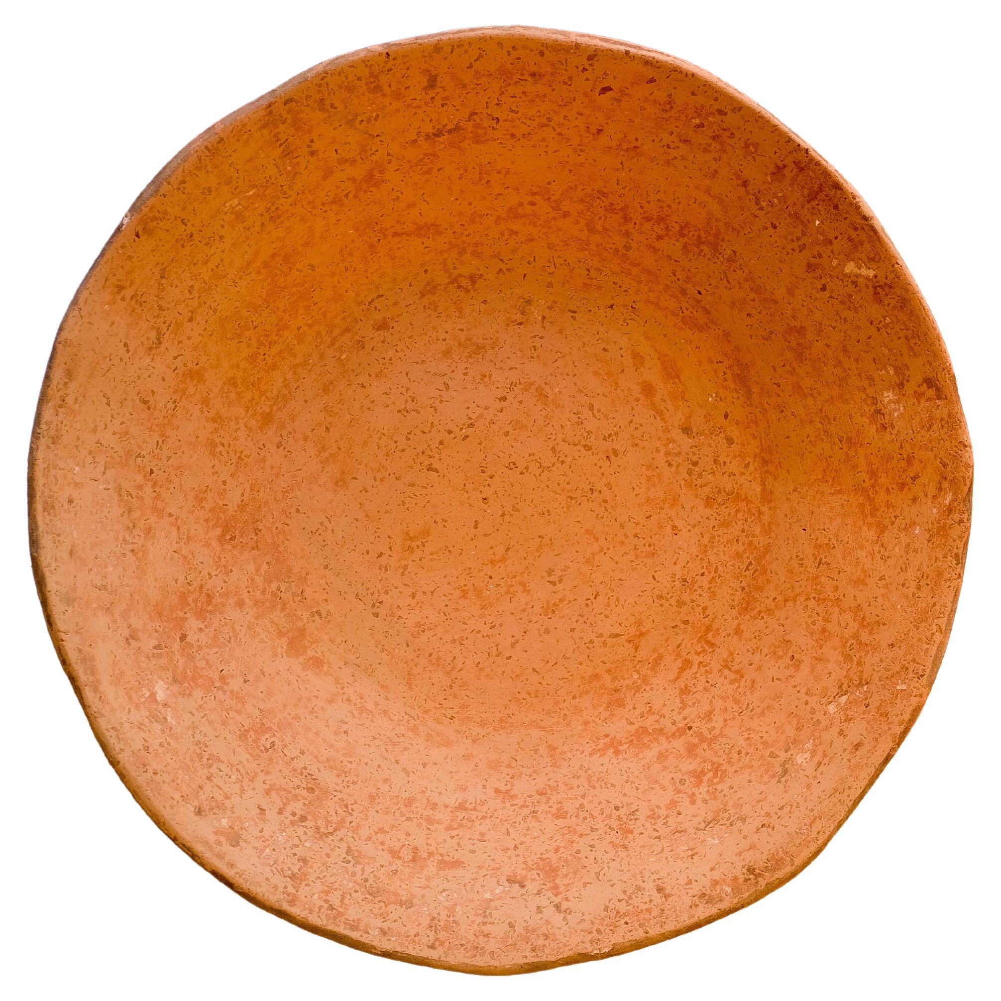 Freckles Terracotta Small Plate Made of Clay, Handcrafted by the Potter Raja For Sale