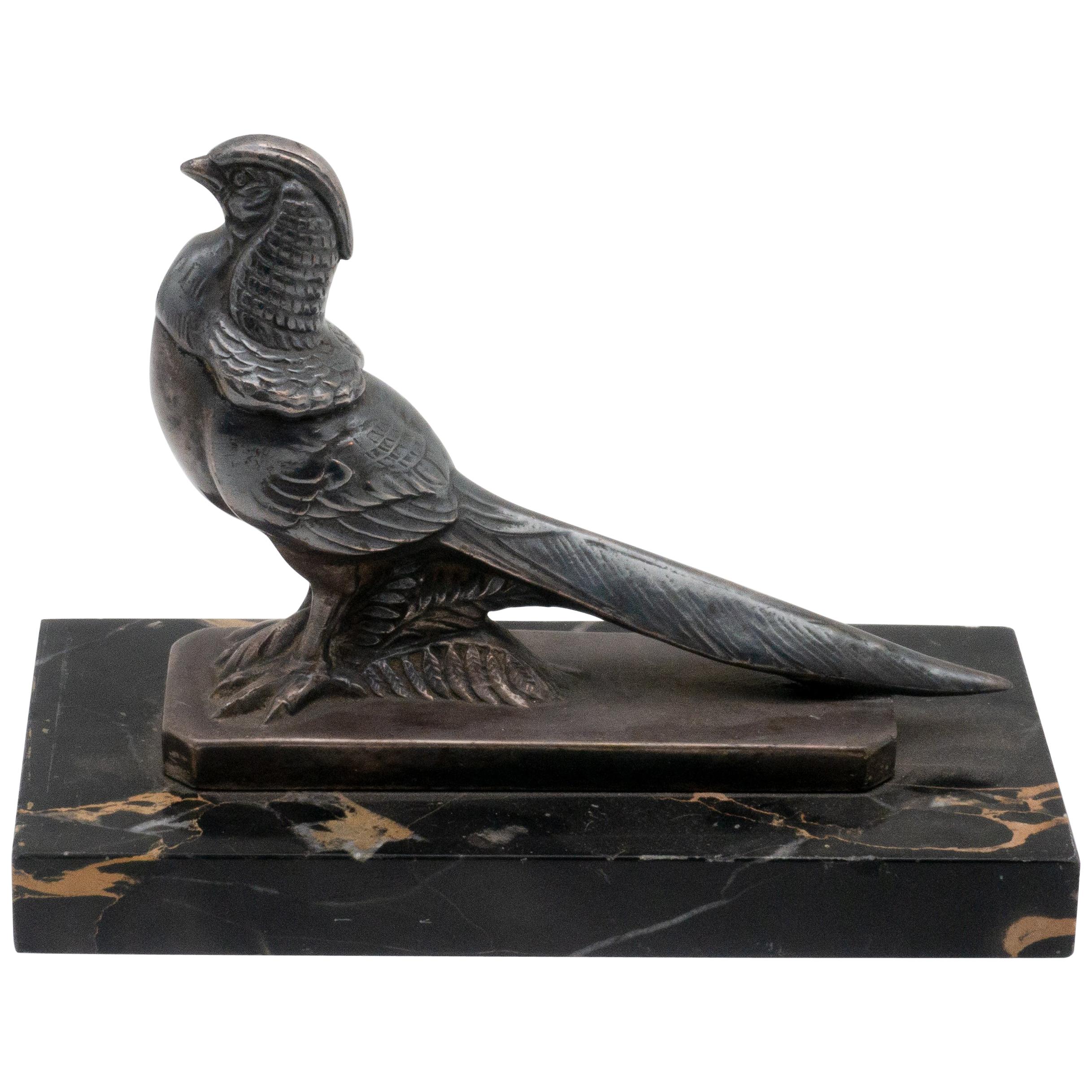 Frécourt Silvered Bronze Pheasant