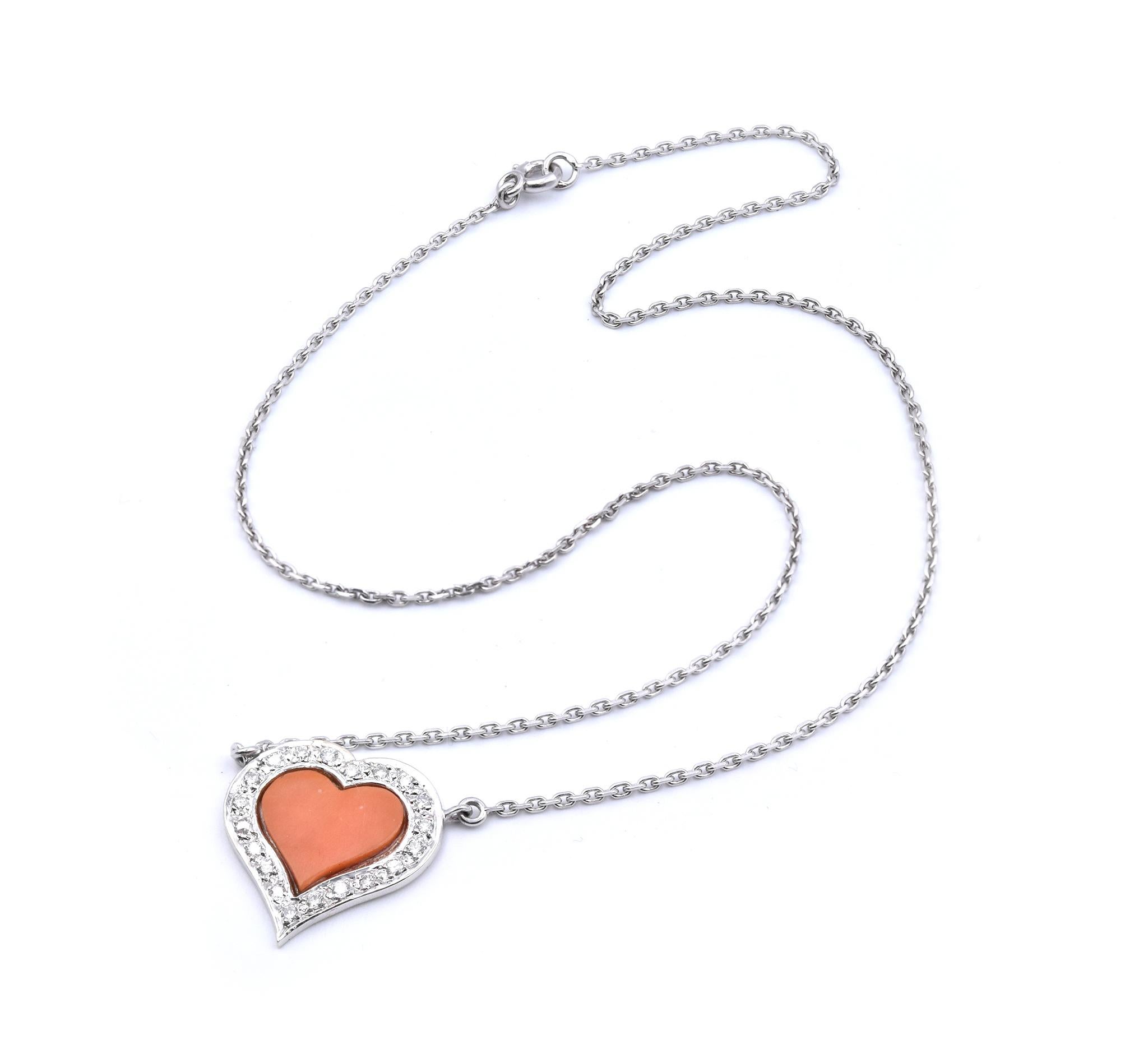 fred heart necklace