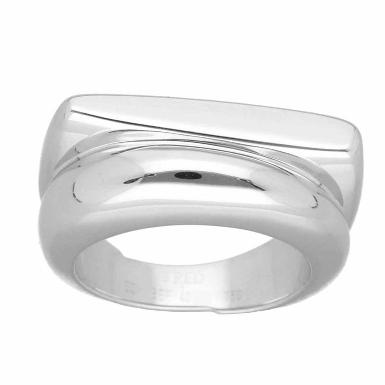 Fred 18 Karat White Gold Success Ring Small Model For Sale at 1stDibs |  japanese ring size 10 to us, fred success ring, k18 750