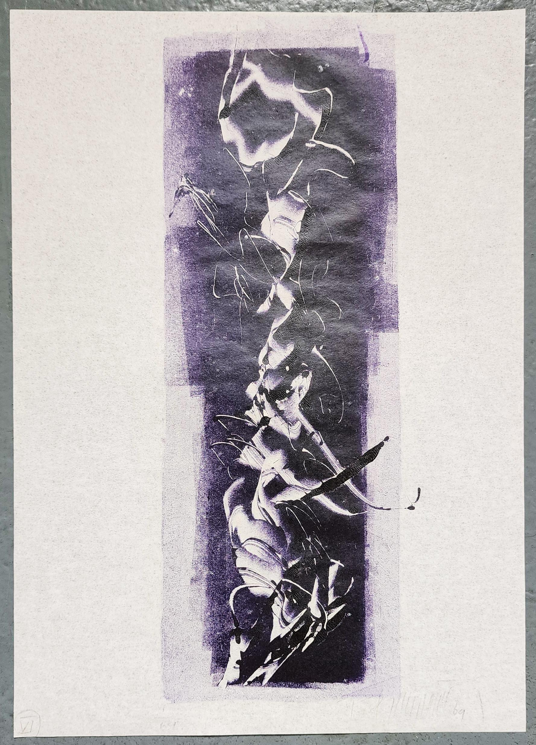 Composizione astratta senza titolo - Print di Fred Alfred Theophil Fathwinter