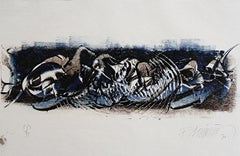 Gestische Komposition ohne Titel