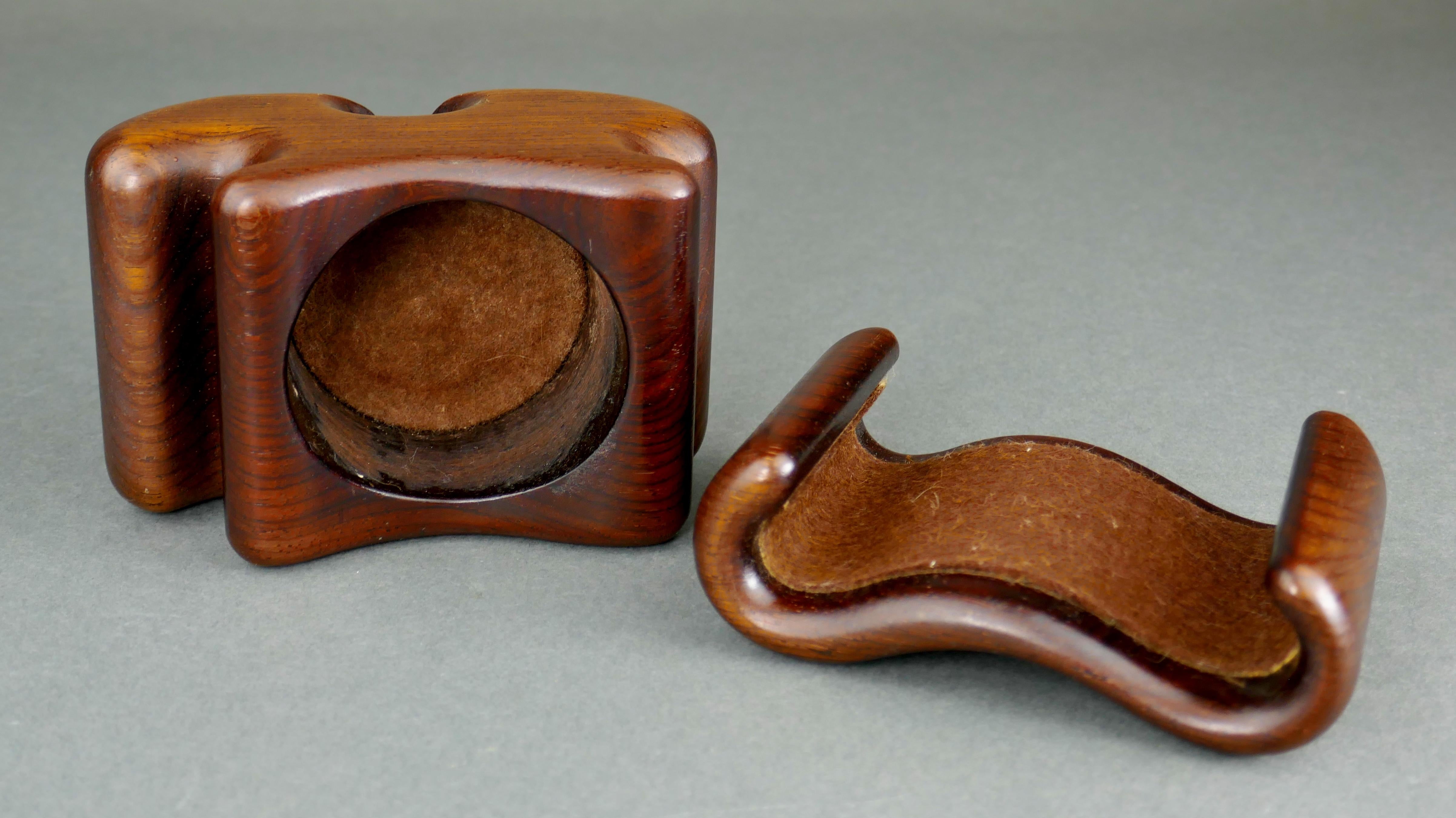 Fred And Marilyn Buss Cazadero California Cocobolo Corazón Madera Seta Caja de Almacenamiento Madera dura en venta