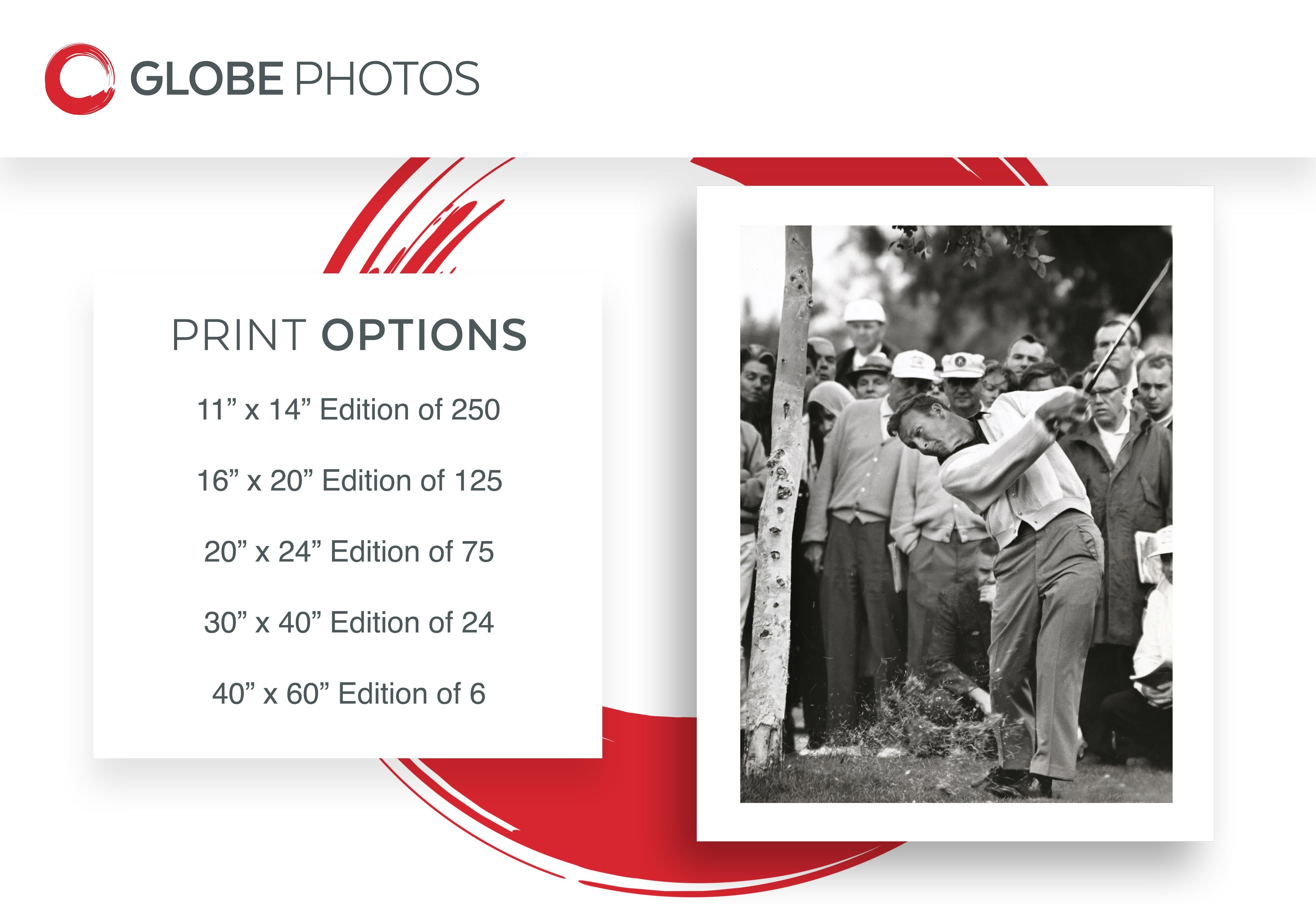 Arnold Palmer che fa lo swing - Photograph di Fred Bauman