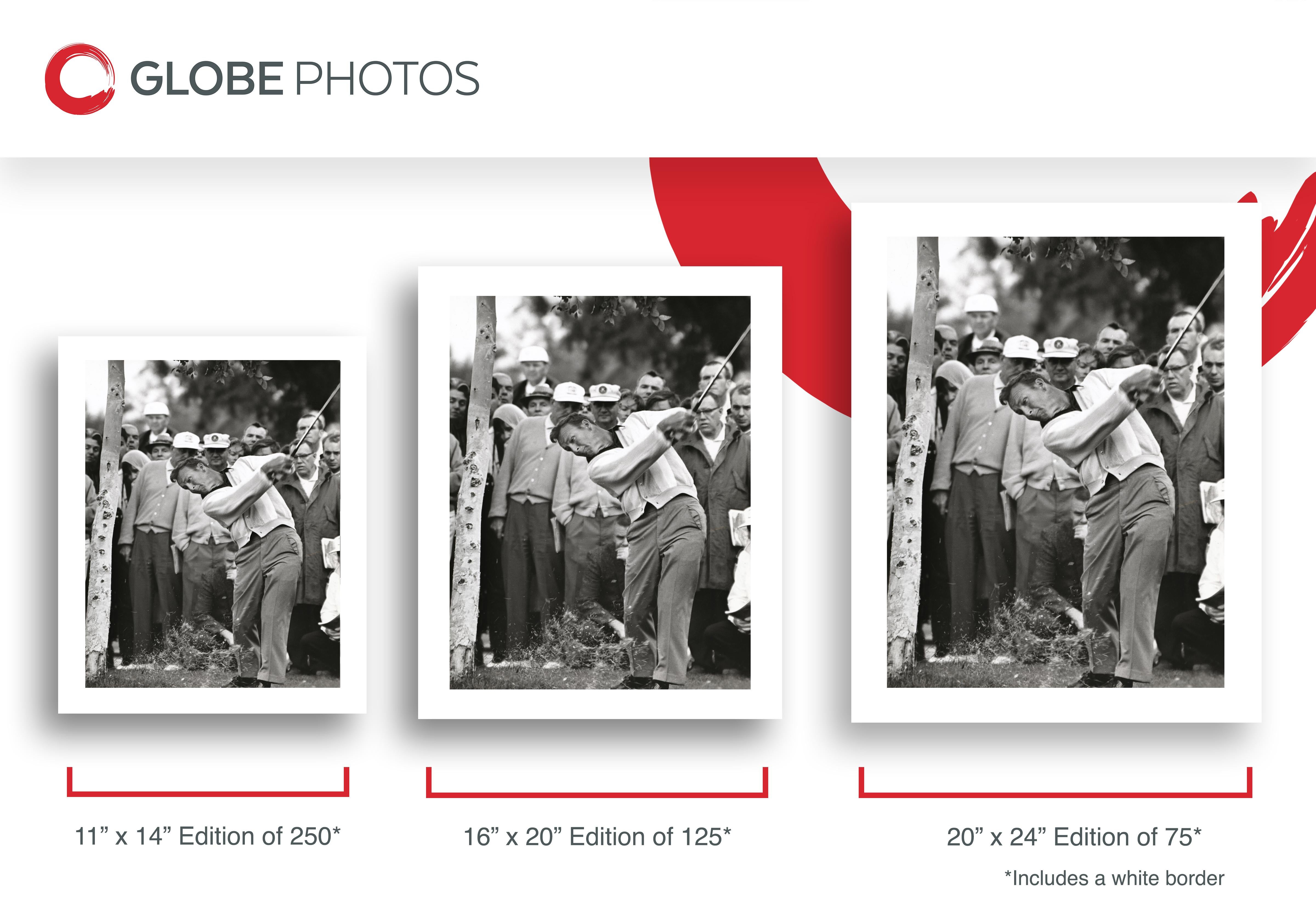 Arnold Palmer che fa lo swing - Photograph Contemporaneo di Fred Bauman