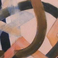 "Star",  geometric painted shapes in warm earth colors