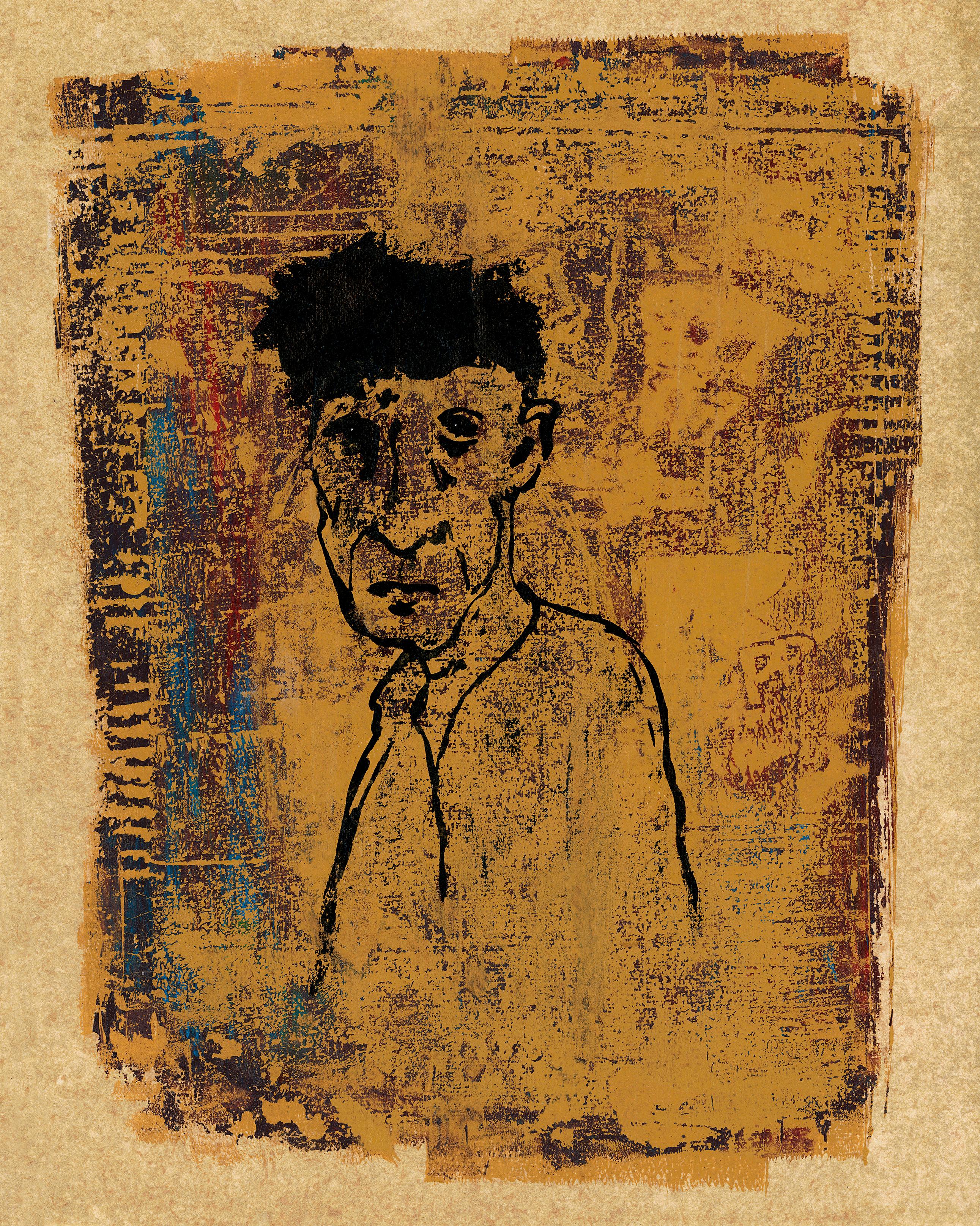 Stampa monotipo su carta (acrilico)

Fred Borghesi è un artista italiano nato nel 1987 che vive e lavora a Londra, nel Regno Unito. È soprattutto un artista multidisciplinare, che passa costantemente da un mezzo all'altro, utilizzando la pittura, la