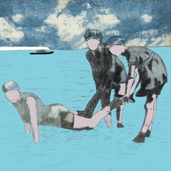 Italian Contemporary Art by Fred Borghesi - Last Century Bathers