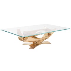 Fred Brouard Sculptural Bronze Coffee Table