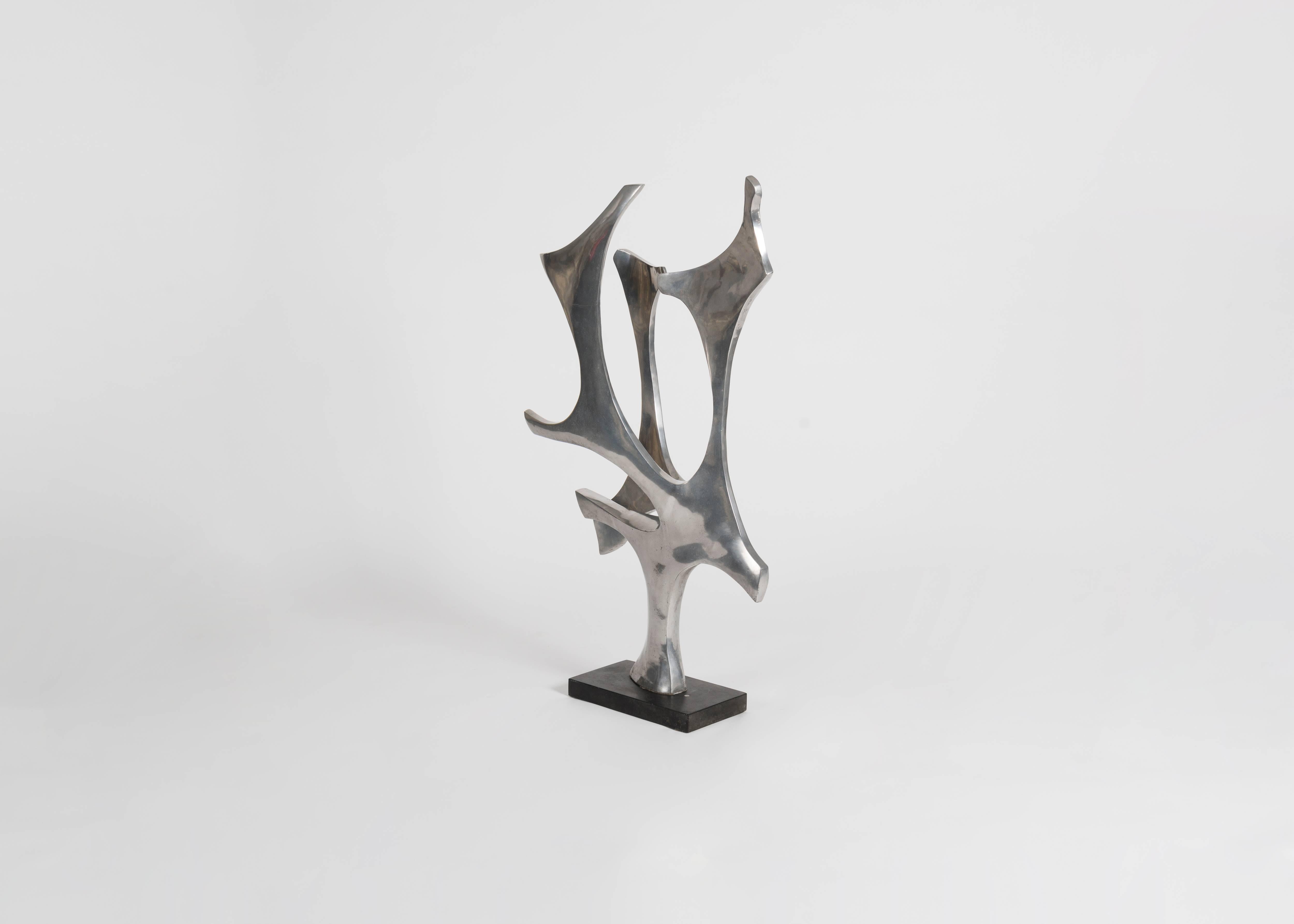 Poli Sculpture moderniste «terne » de Fred Brouard, France, 1972 en vente