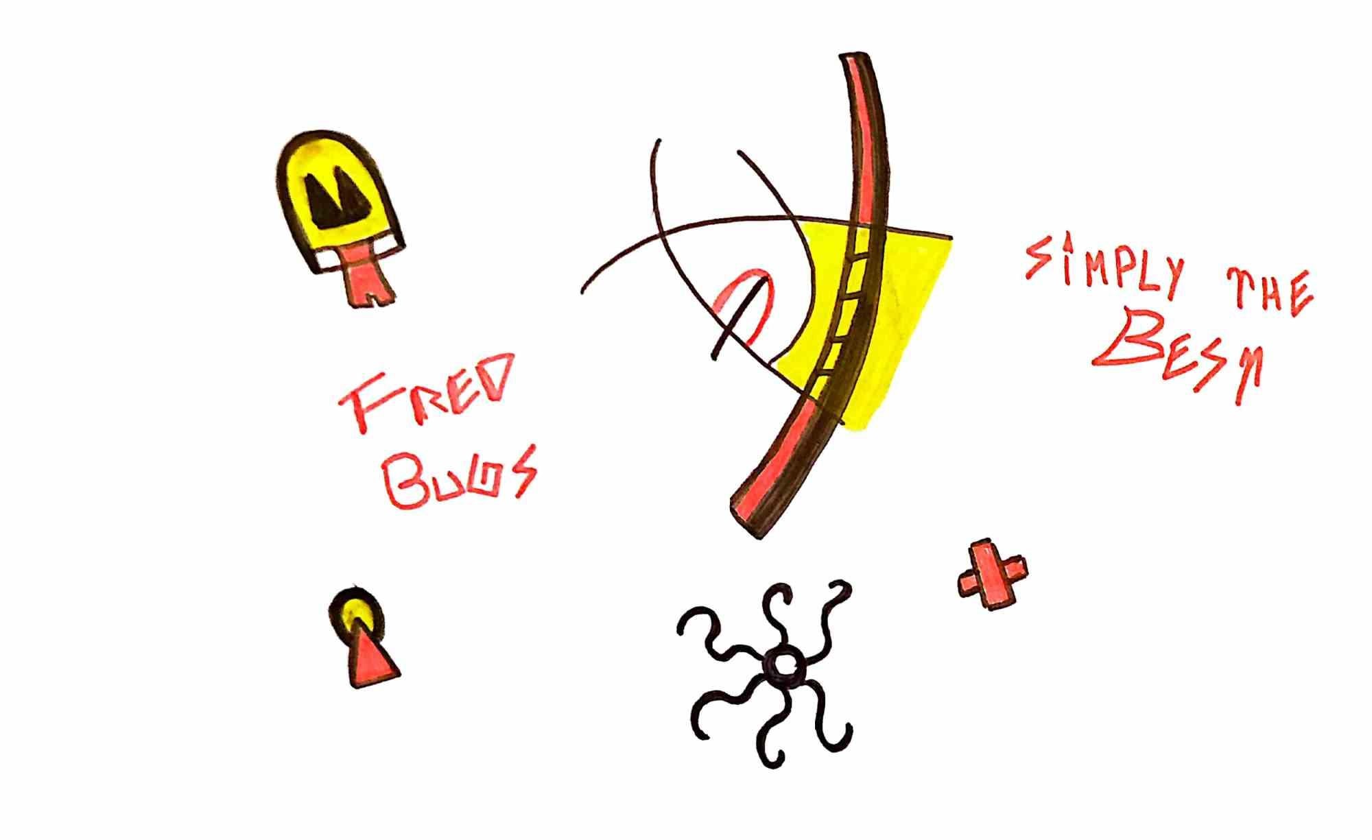 Sin título - Litografía de Fred Bugs - 2024