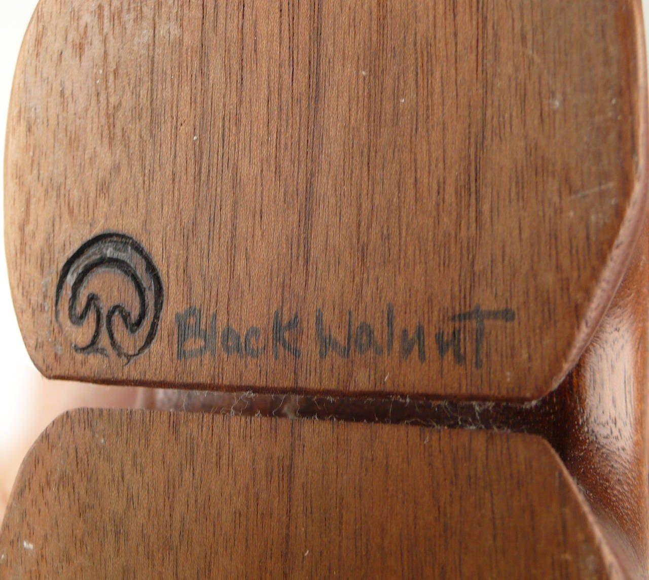 Fred Buss Black Walnut Puzzle Box 1
