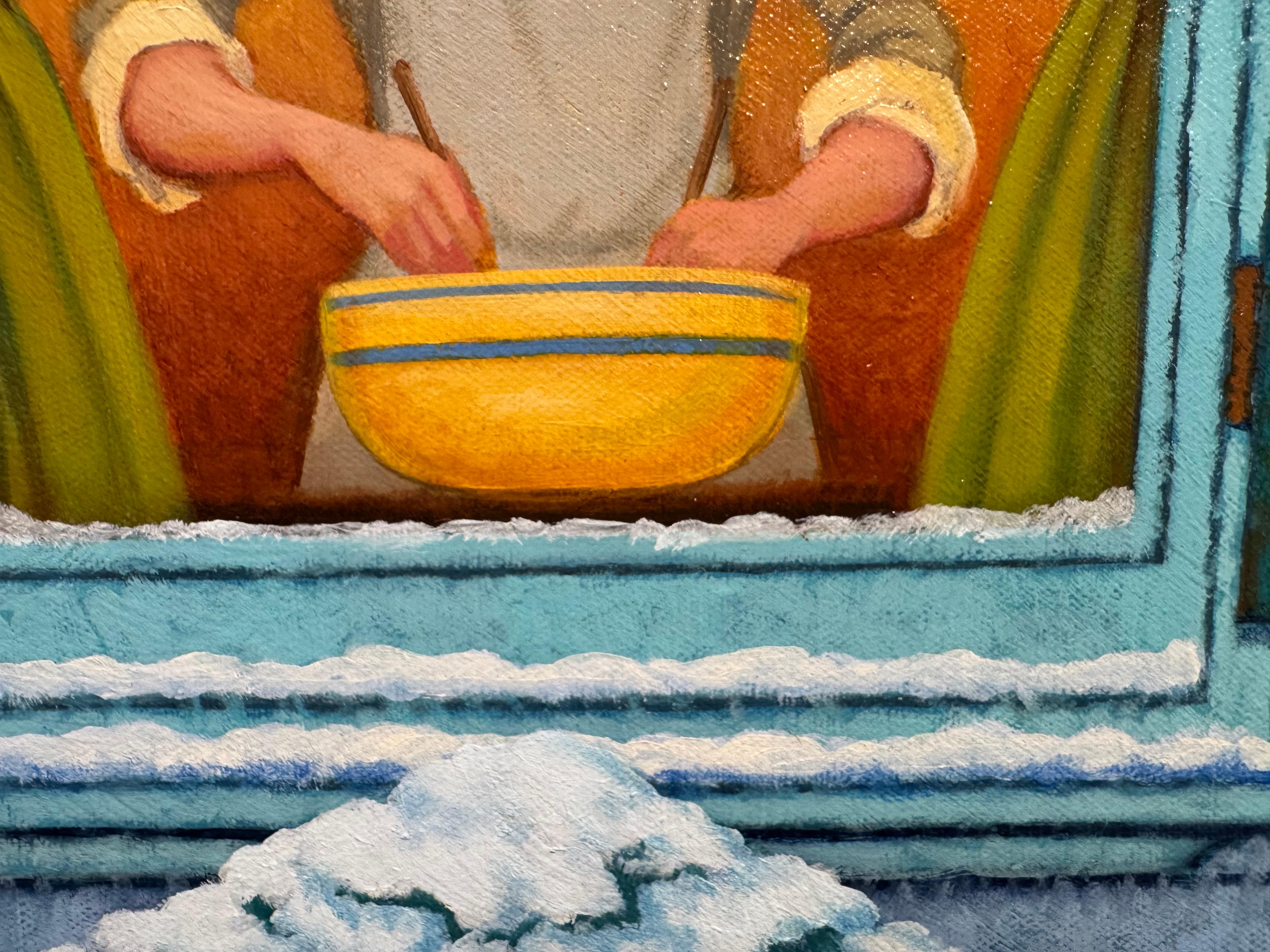 La donna che prepara il 