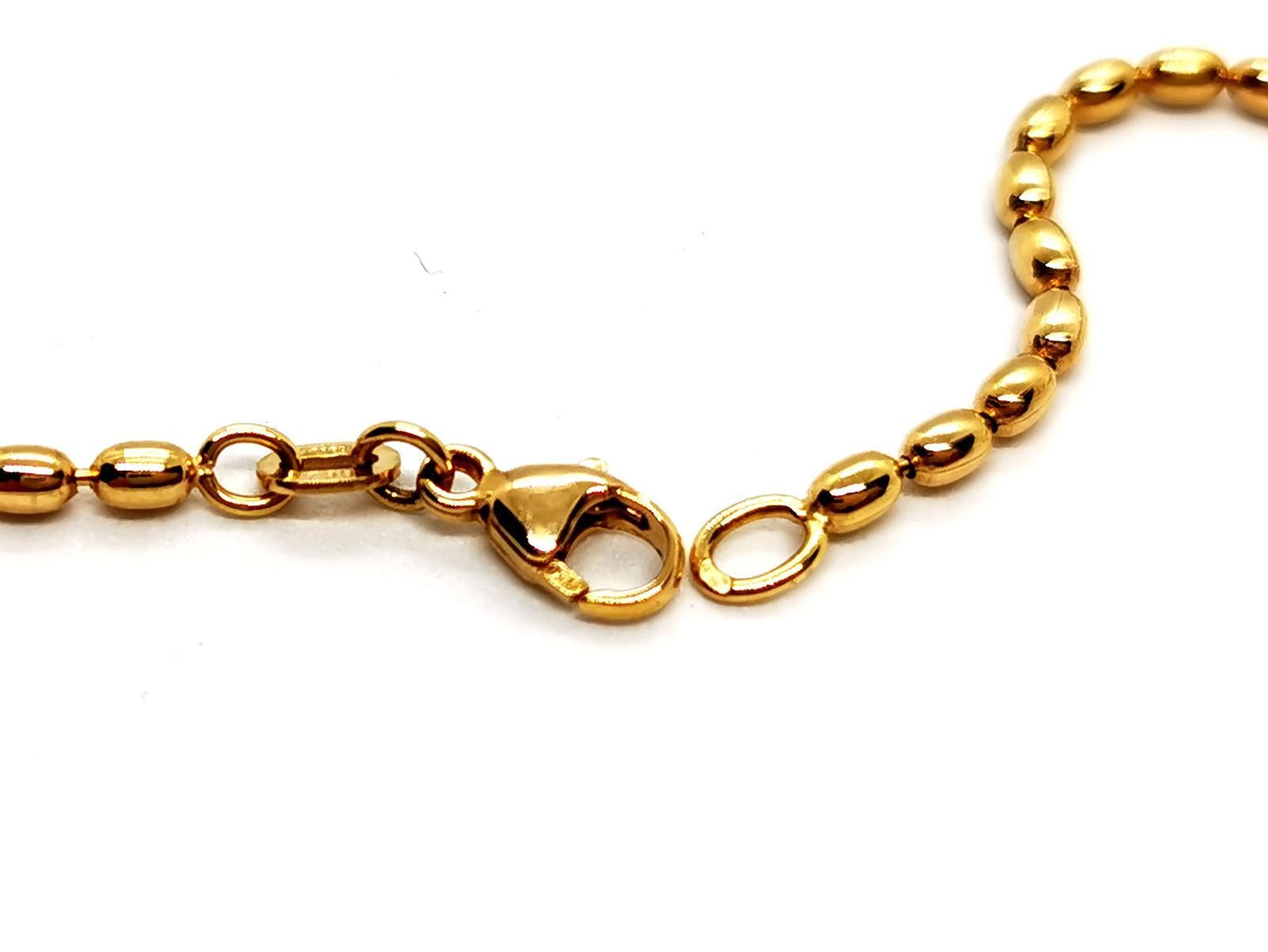 Fred Chain Necklace  Yellow Gold For Sale 1