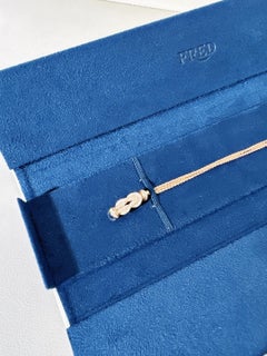 Pulsera de la colección Infinie de Fred Chance, en oro rosa de 18 quilates con pavé de diamantes y cierre en forma de 8