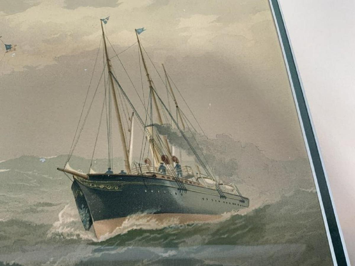 Début du 20ème siècle Fred Cozzens - Imprimé de yachting américain en vente