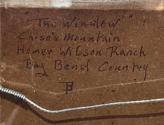 "La finestra" Chisos Mountain, Homer Wilson Ranch, Big Bend Country' Data 1940