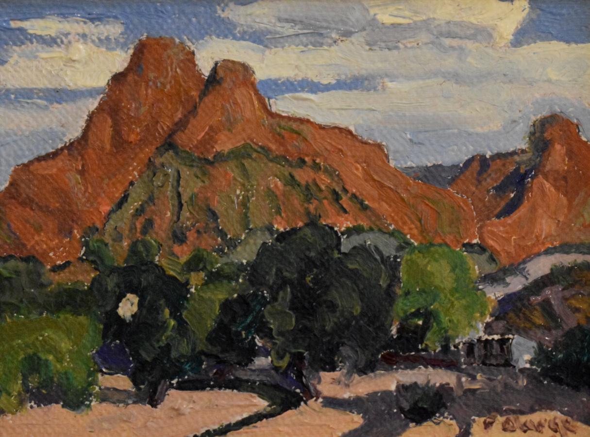 Fred Darge
(1900-1978)
Dallas
Tamaño de la imagen: 3 x 4
Tamaño del marco: 10 x 12
Técnica: Óleo
1940
