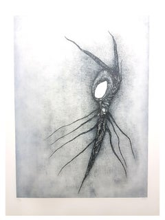 Fred Deux - Kosmische Wurzel - Signierte Original Serigraphie