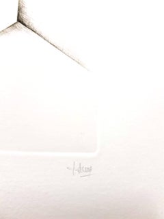 Fred Deux - Grauer Surrealismus I - Signierte Original-Radierung