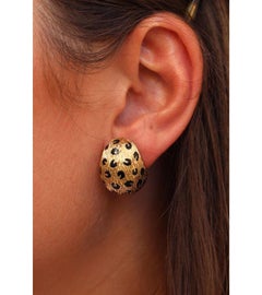 Fred Drop Earrings Yellow Gold