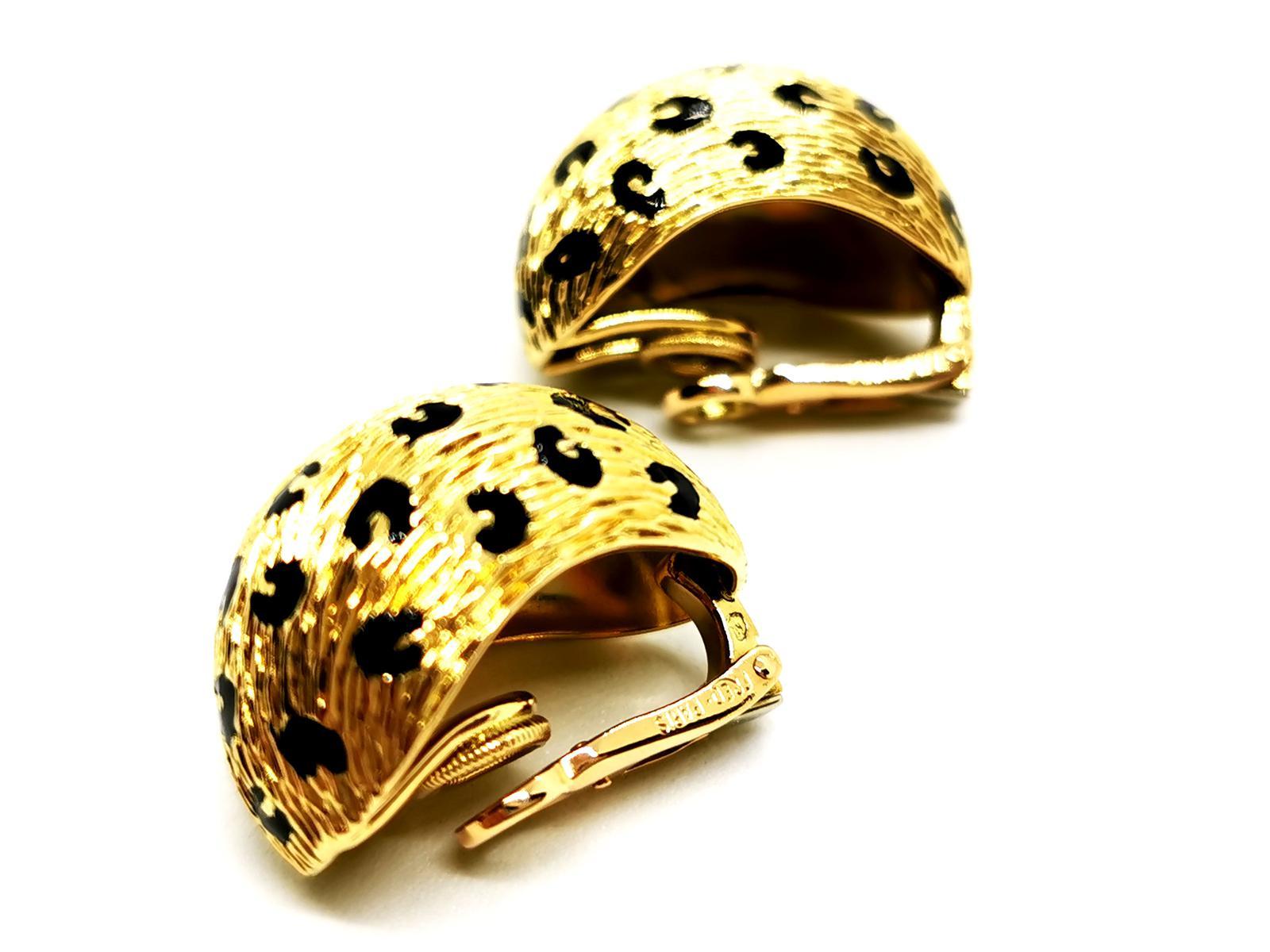 Fred Drop Earrings Yellow Gold 4