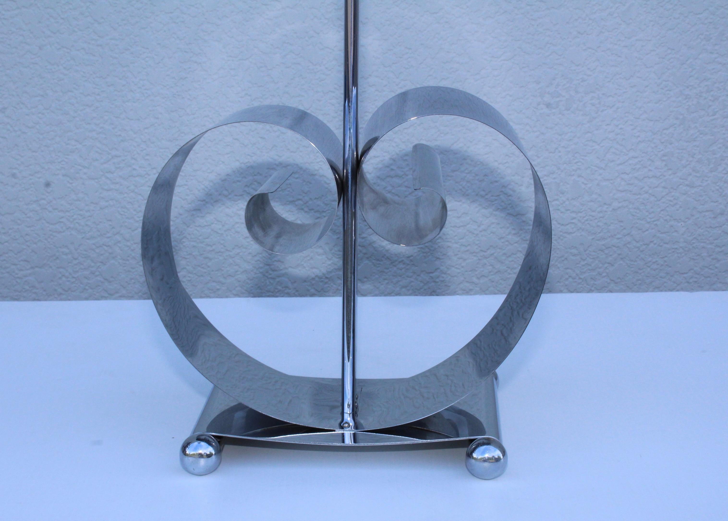 chrome magazine rack